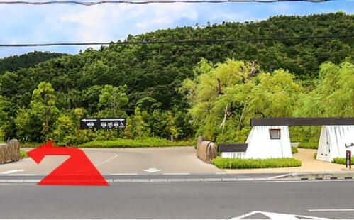 近江八幡市街地方面からのアクセス4