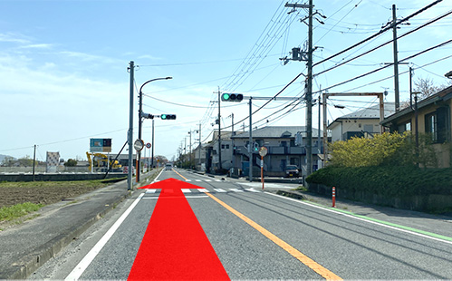 琵琶湖方面からのアクセス1